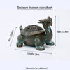 Chinese Dragon Turtle Metal Incense Burner NewZen