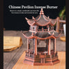 Chinese Hexagonal Pavilion Shaped Incense Burner NewZen