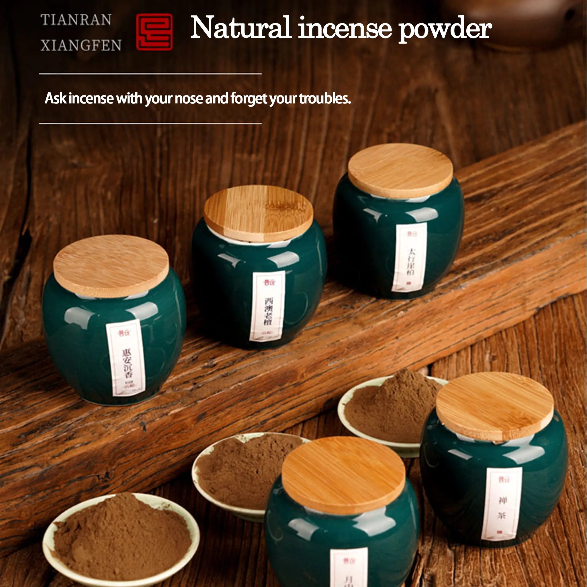 Four Ancient Formula Incense Powders - NewZen NewZen