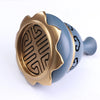 Gourd-Shaped Blue Carving Brass Incense Burner NewZen