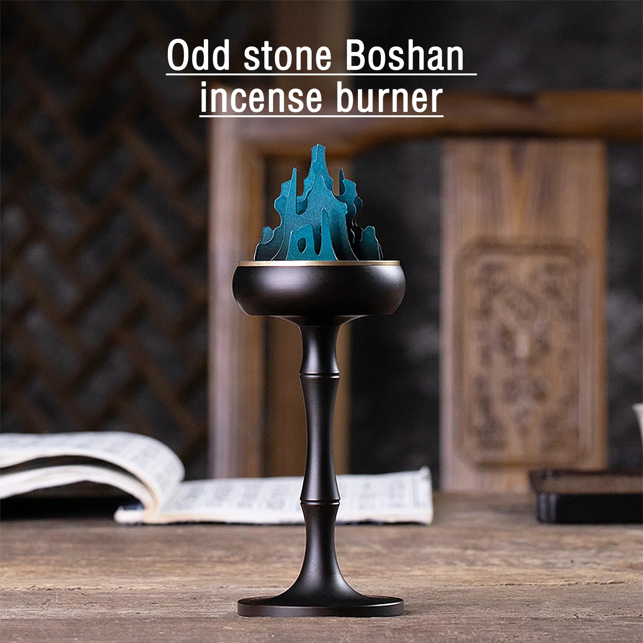 Odd Stone Bosan Incense Burner - Premium Brass Craftsmanship NewZen