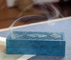 Blue Rectangular Window Flower Incense Seal Set / Pure Copper 9-Piece Set NewZen