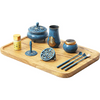 Red and blue high-grade pure copper incense burner set NewZen