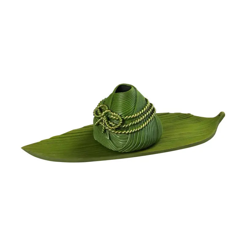 Rice Dumplings with Love Bamboo Green Incense Burner Pure Copper Multiple Uses NewZen