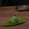 Rice Dumplings with Love Bamboo Green Incense Burner Pure Copper Multiple Uses NewZen