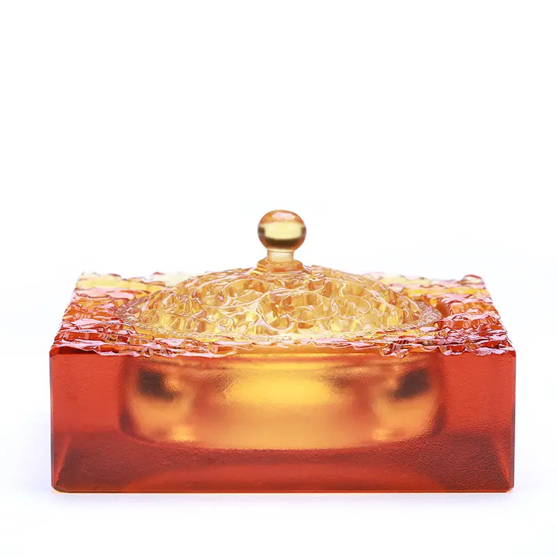 Square Antique Glazed Incense Burner NewZen