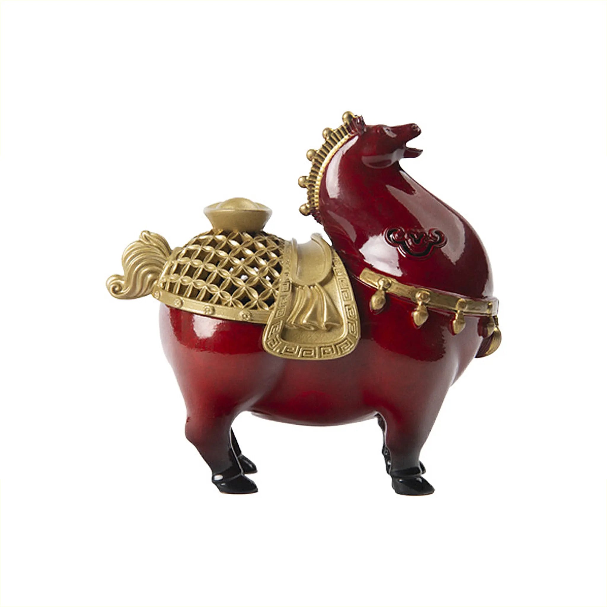 Wealth-Inviting Horse Incense Burner-NewZen NewZen